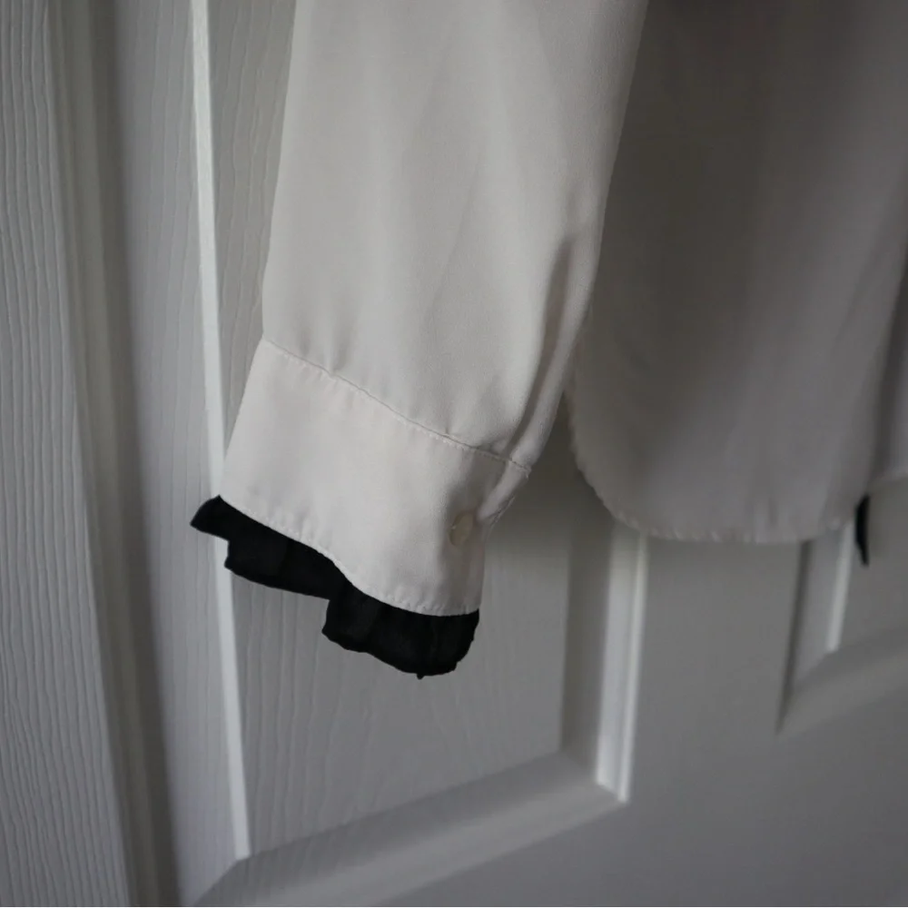 White Ruffle Top - Picture 4 of 4